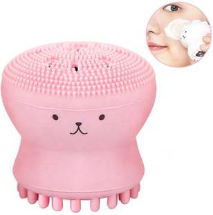 Mobfest ® Octopus Silicone Facial Cleansing Brush Deep Pore Sponge Exfoliating Massage