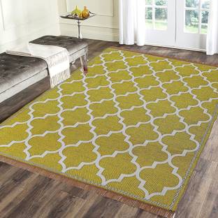 Linen Basics Yellow Chenille Runner