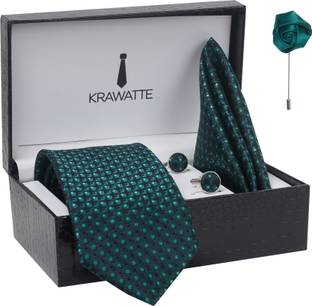KRAWATTE Satin Tie & Cufflink