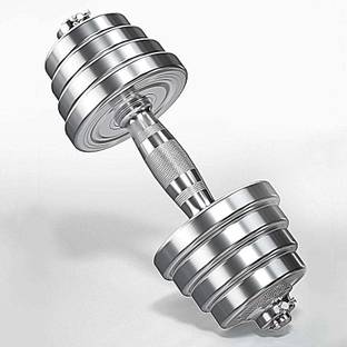 YMD Home Gym Set, Steel Dumbbell Set, Steel Dumbbell Plates (1.5kg x 4 + 1kg x 4) Adjustable Dumbbell