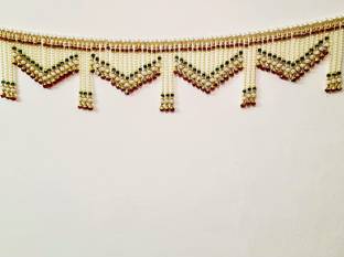 pratham enterprises Wall Hanging Premium Handmade Moti 3-Feet Toran