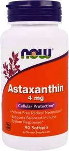 Now Foods Astaxanthin 4 mg 90 Softgels,