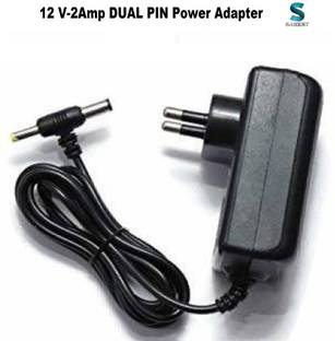 Samet 12v 2a Adaptor Powers Supply AC Input 100-240V Dc Output 12 Volt 2 Amp pack of 1 वर्ल्डवाइड एडाप्टर