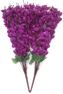 OM COLLECTIONS Orchids Artificial Flower Purple Orchids Artificial Flower