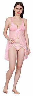new blue eyes Solid Babydoll