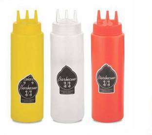 WiiBross Empty Refillable Dispenser for Sauce bottle 800 ml Bottle