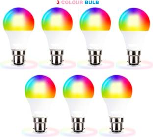 AMYSTY 9 W Basic Round B22 LED Bulb