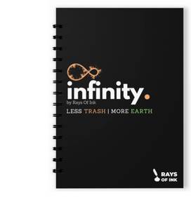 Rays Of Ink Reusable Notebook A5 Notebook Unruled 40 Pages