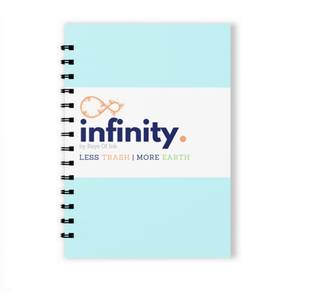 Rays Of Ink Reusable Notebook A5 Notebook Unruled 40 Pages