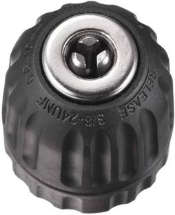 uptodatetools Keyless Drill Chuck Convert Adapter 10mm Cordless Drill Black