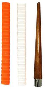 Rexco Cricket Bat Handle Grip Combo (2 Grip) Replacement Grip With Grip Cone Super Tacky