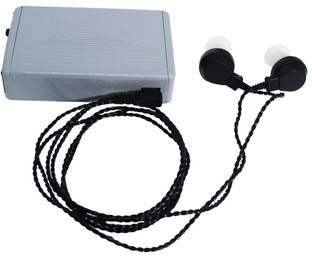 Anu Both Ear Hearing Machine for Old Age V Cord and Receiver- Sound Enhancement Amplifier Pocket Model. Hearing Aid