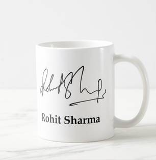 TheWhoop ROHIT SHARMA Signature Design Ceramic/Cup ( 325 ml) Ceramic Coffee Mug
