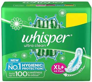 Whisper Ultra Soft Xl plus 44Sanitary Pads for Women Sanitary Pad