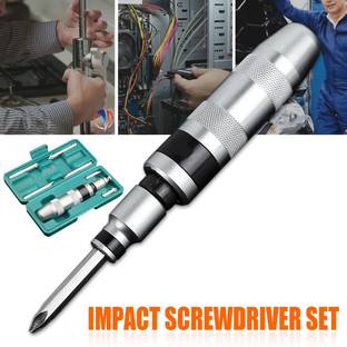 Mass Pro 6Bits Impact Screwdriver Set Multi-Purpose Chrome Vanadium Steel Professional Impact Screwdriver Set
