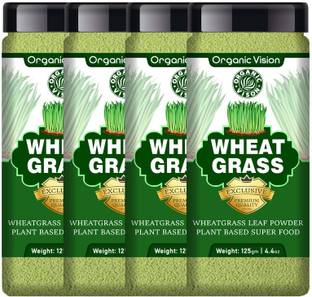 Organic Vision Wheat Grass Powder - Vegan| Immunity Booster & Detox