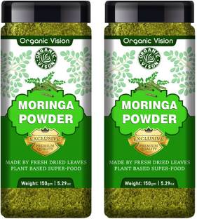 Organic Vision Moringa Leaf Powder for Weight Loss-Super Food Dietary Supplement