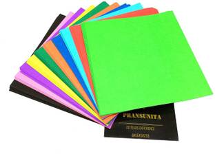 PRANSUNITA Origami Paper 100 Sheets, 140 GSM Premium Quality for Arts and Crafts