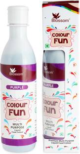 Blossom Multipurpose Liquid Food Fun Color for Cakes Icing Fondants Pastries - Purple Topping Liquid