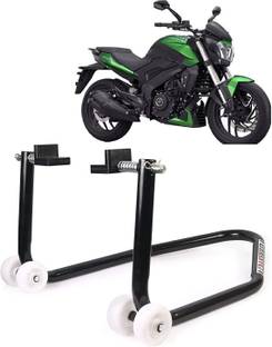 Grandbiker Rear Wheel Paddock Stand Extra Strong Swing Arm Rest for Bajaj (Black) R002 Bike Storage Stand