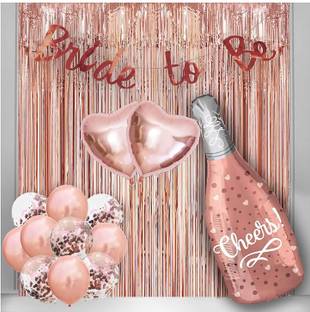Realistic Store Bride to Be Bachelorette Party Decorations Kit Party Supplies Complete Combo Set