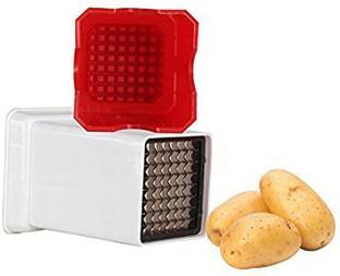 VVG TRADERS by JYNXE Potato Chipser French Fry Cutter Chopper Potato Slicer Potato Scraper