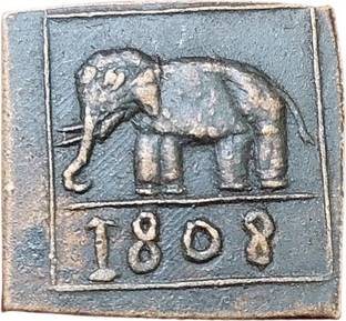 rbf **ANCIENT** (1808 ) INDIA 1808 YEAR 8.8gram Ancient Ancient Coin Collection