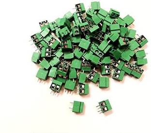 ERHIndia (Pack of 50) 2 Pin Screw Terminal Block Connector Light Electronic Hobby Kit