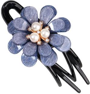 Rubela Acrylic Flower Bun Clip Bun Clip