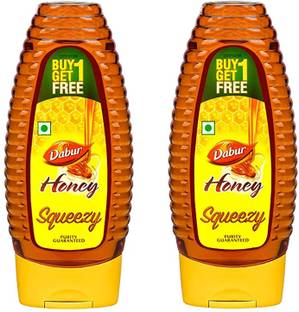 Dabur Honey :100% Pure World’s No.1 Honey Brand , Squeezy Pack – 400gm (Pack of 2)