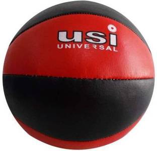 usi Medicine Ball , 10Kg Leather Medicine Ball Low Bounce, Ideal for Home Exercises Medicine Ball