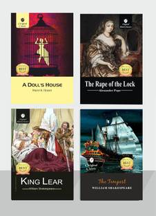 UPSC Civil Services Exam English Literature Optional Paper - Paper 1 Section A - Set Of 4 Books - The Rape Of The Lock , The Tempest , A Doll's House & King Lear