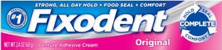 Fixodent Denture Cream 2.4 Oz Toothpaste