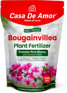 Casa De Amor Bougainvillea Plant Fertilizer, Promotes More Blooms and Greater Color (900 gm) Fertilizer, Potting Mixture