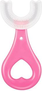 smilykid U-Shaped Toothbrush, Food Grade Soft Silicone Brush Head, Teeth Dental Care Ultra Soft Toothbrush