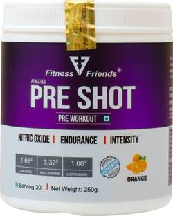 fitness friends Preshot Preworkout Orange Flavour