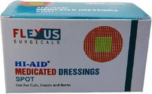 Hi-Aid FIRST AID ROUND SPOT BANDAGE INJECTION PLASTER(PACK OF 1000) PREMIMUM QUALITY Adhesive Band Aid