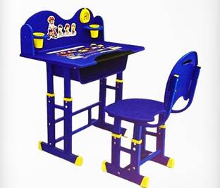TOBY Baby Desk /Kids Study Table and chair set Height adjustable (Plastic)