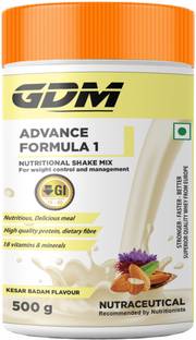 GDM NUTRACEUTICALS ADVANCE FORMULA 1 - NUTRITIONAL SHAKE WITH 18 VITAMINS & MINERALS Protein Blends