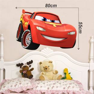 Decoration Designs 70 cm Style Car Cartoon Wall Sticker decal home room decor wall sticker Self Adhesive Sticker