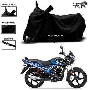 SKIN WORLD Two Wheeler Cover for TVS