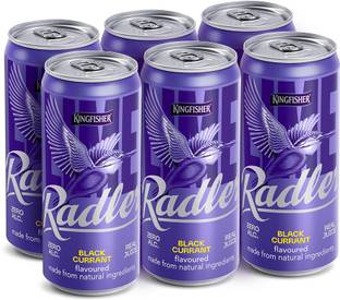 Kingfisher Radler Black Currant - Non-Alcoholic Malt Drink Can