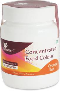 Blossom Highly Concentrated Food Colour Powder for Cakes Icing Fondants - Orange Topping Powder