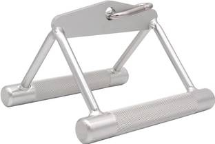 Black Mountain Rowing Handle + Sanp Hook Cable Attachment, Exercise Machine attachments for Gym Multi-training Bar