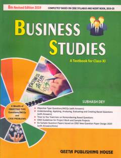 Business Studies: A Textbook for class-11th with 2 Disc