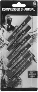 53 Arts Compressed Charcoal dark Stick