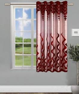 STAMEN 153 cm (5 ft) Polyester Semi Transparent Window Curtain Single Curtain