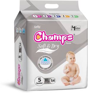Champs Soft and Dry Baby Diaper Pants|Pack of 1 - XL