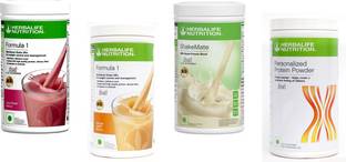 HERBALIFE Formula 1 Shake Rose Kheer & Orange Cream + Shake Mate + Protein Powder 400Gram Protein Shake
