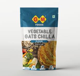 GM FOODS Vegetable Oats Chilla 200 Gram ( Pack Of 3 ) 600 g